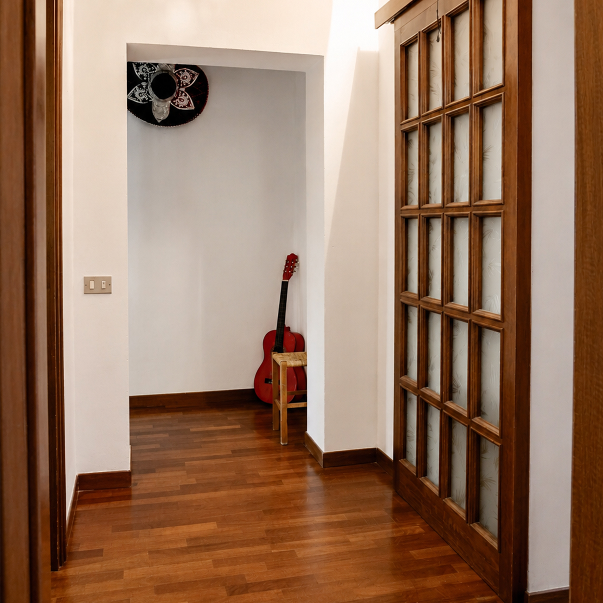 Elementi artistici nel corridoio